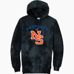 NEWTON SOUTH HIGH SCHOOL LIONS <span class="pdp-name-mascot">NEWTON SOUTH LIONS</span> Port & Company Men's Crystal Tie-Dye Pullover Hoodie Front Thumbnail