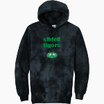 SLIDELL HIGH SCHOOL TIGERS <span class="pdp-name-mascot">SLIDELL TIGERS</span> Port & Company Men's Crystal Tie-Dye Pullover Hoodie Front Thumbnail