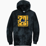Cabin Branch Bears Port & Company Men's Crystal Tie-Dye Pullover Hoodie Front Thumbnail