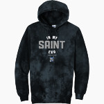Carrollton Christian Academy Saints Port & Company Men's Crystal Tie-Dye Pullover Hoodie Front Thumbnail