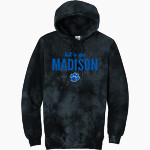 Madison Panthers <span class="pdp-name-mascot">Madison Middle School Panthers</span> Port & Company Men's Crystal Tie-Dye Pullover Hoodie Front Thumbnail