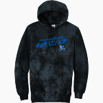 Franklin Central Flashes <span class="pdp-name-mascot">Franklin Central Flashes</span> Port & Company Men's Crystal Tie-Dye Pullover Hoodie Front Thumbnail