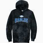 TERRELL ACADEMY EAGLES <span class="pdp-name-mascot">TERRELL ACADEMY EAGLES</span> Port & Company Men's Crystal Tie-Dye Pullover Hoodie Front Thumbnail