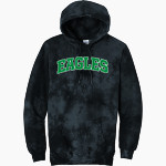 Reynolds Mountain Eagles Port & Company Men's Crystal Tie-Dye Pullover Hoodie Front Thumbnail