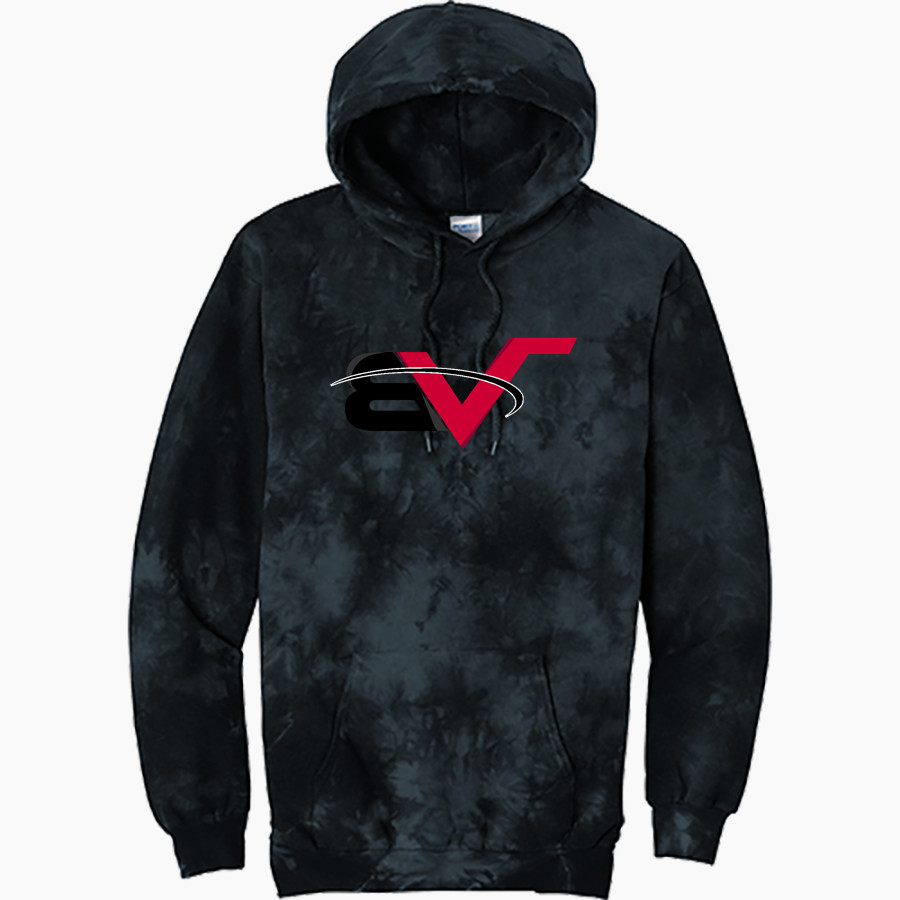 BVSA BOBBY VALENTINE'S SP <span class="pdp-name-mascot">BOBBY VALENTINE'S SPORTS ACADEMY</span> Port & Company Men's Crystal Tie-Dye Pullover Hoodie