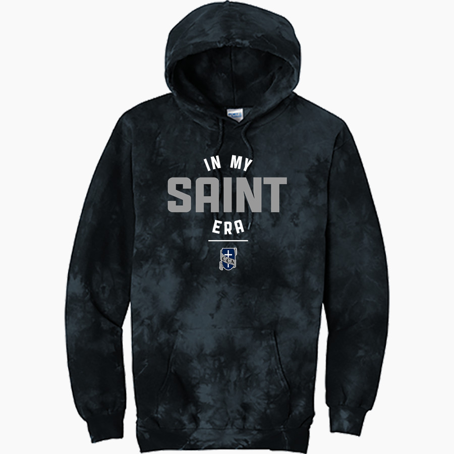 Carrollton Christian Academy Saints Port & Company Men's Crystal Tie-Dye Pullover Hoodie
