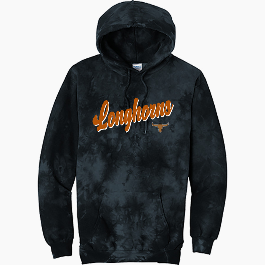 Sycamore Longhorns <span class="pdp-name-mascot">Sycamore Elementary School Longhorns</span> Port & Company Men's Crystal Tie-Dye Pullover Hoodie