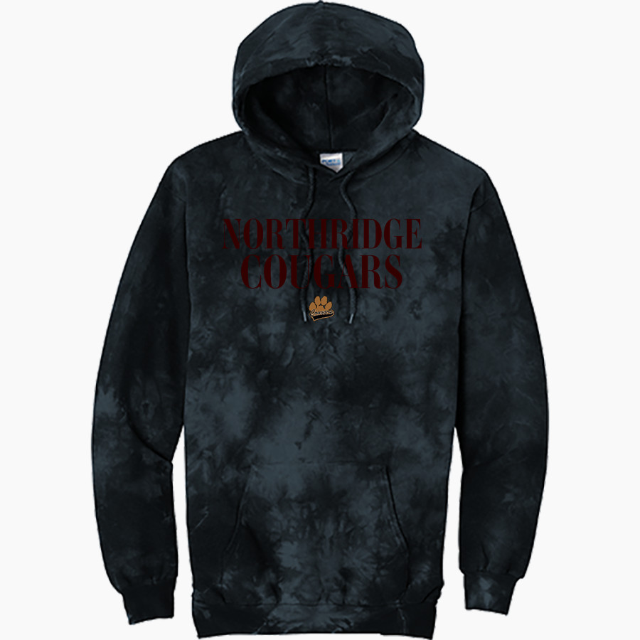 Northridge Cougars <span class="pdp-name-mascot">Northridge Cougars</span> Port & Company Men's Crystal Tie-Dye Pullover Hoodie