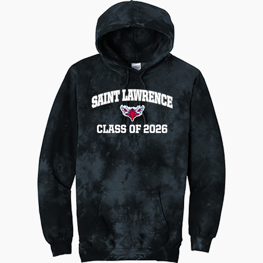 SAINT LAWRENCE CENTRAL HIGH SCHOOL LARRIES Port & Company Men's Crystal Tie-Dye Pullover Hoodie