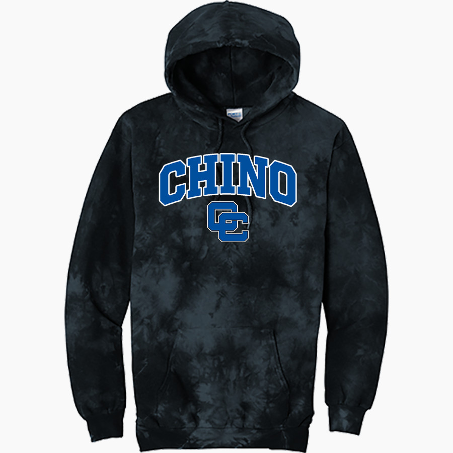 CHINO HIGH SCHOOL COWBOYS <span class="pdp-name-mascot">CHINO COWBOYS</span> Port & Company Men's Crystal Tie-Dye Pullover Hoodie