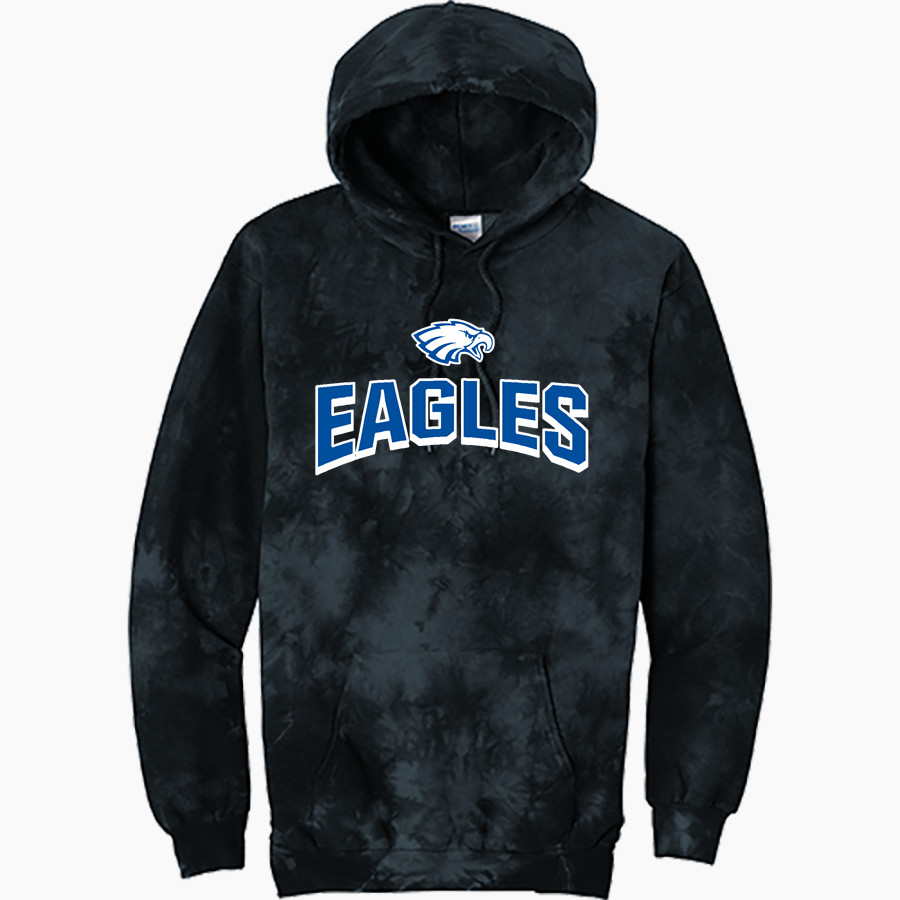 TERRELL ACADEMY EAGLES <span class="pdp-name-mascot">TERRELL ACADEMY EAGLES</span> Port & Company Men's Crystal Tie-Dye Pullover Hoodie