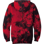 Dodd Spartans <span class="pdp-name-mascot">Dodd Middle School Spartans</span> Port & Company Men's Crystal Tie-Dye Pullover Hoodie Back Thumbnail
