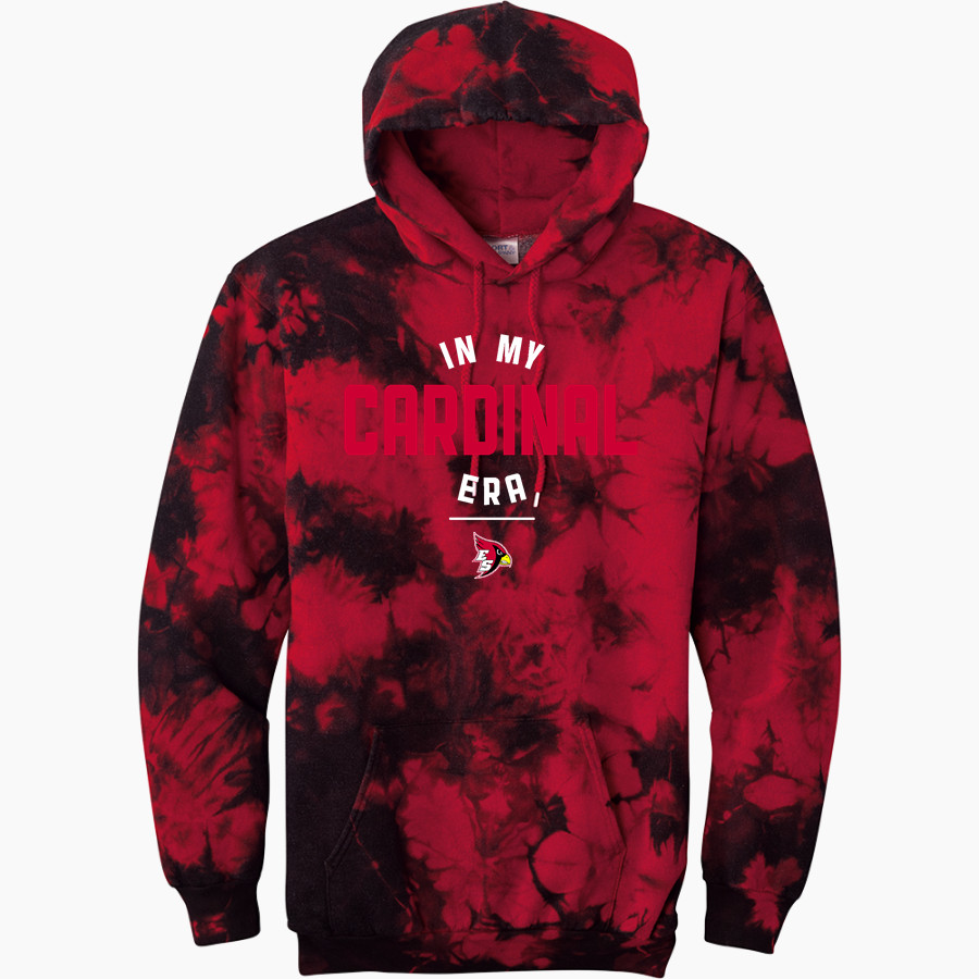 Eleva-Strum Cardinals <span class="pdp-name-mascot">Eleva-Strum Cardinals</span> Port & Company Men's Crystal Tie-Dye Pullover Hoodie