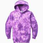Garfield Bulldogs Port & Company Youth Crystal Tie-Dye Pullover Hoodie Front Thumbnail