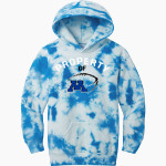 Minnetonka Skippers <span class="pdp-name-mascot">Minnetonka Skippers</span> Port & Company Youth Crystal Tie-Dye Pullover Hoodie Front Thumbnail