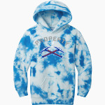 UW-Platteville PIONEERS ONLINE STORE <span class="pdp-name-mascot">UW-Platteville Pioneers</span> Port & Company Youth Crystal Tie-Dye Pullover Hoodie Front Thumbnail