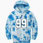 JOAQUIN HIGH SCHOOL RAMS <span class="pdp-name-mascot">JOAQUIN RAMS</span> Port & Company Youth Crystal Tie-Dye Pullover Hoodie Front Thumbnail