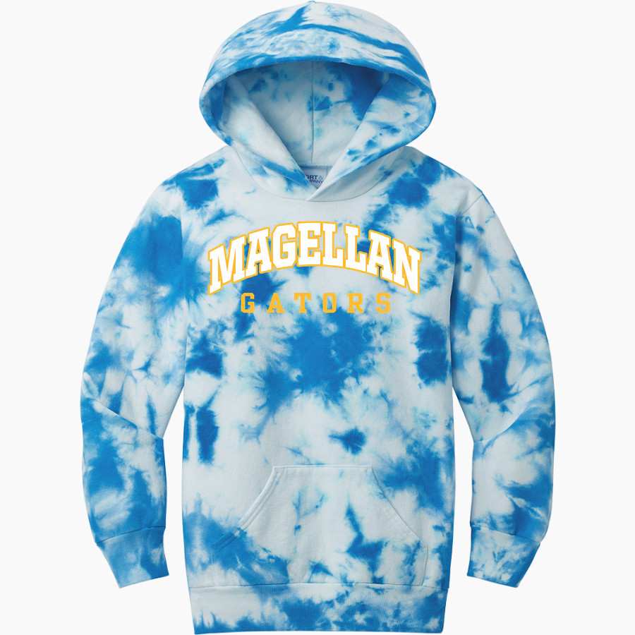 Magellan International School The Online Store Port & Company Youth Crystal Tie-Dye Pullover Hoodie