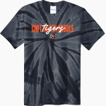 CMIT North Middle Spirit Shop Tigers <span class="pdp-name-mascot">Chesapeake Math & It Pc - Ms Golden Tigers</span> Port & Company Men's Tie-Dye T-Shirt Front Thumbnail