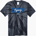 Crow Tigers Port & Company Men's Tie-Dye T-Shirt Front Thumbnail