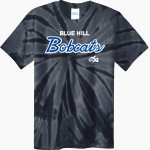 Blue Hill Bobcats <span class="pdp-name-mascot">Blue Hill Community School District Bobcats</span> Port & Company Men's Tie-Dye T-Shirt Front Thumbnail