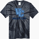 Valley City Public Schools Hi-Liners <span class="pdp-name-mascot">Valley City Public Schools</span> Port & Company Men's Tie-Dye T-Shirt Front Thumbnail