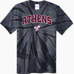 Athens Hornets <span class="pdp-name-mascot">Athens Hornets</span> Port & Company Men's Tie-Dye T-Shirt Front Thumbnail
