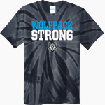 RIDGEVIEW HIGH SCHOOL WOLFPACK <span class="pdp-name-mascot">RIDGEVIEW WOLFPACK</span> Port & Company Men's Tie-Dye T-Shirt Front Thumbnail