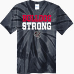 BENTLEY SENIOR HIGH SCHOOL BULLDOGS Port & Company Men's Tie-Dye T-Shirt Front Thumbnail