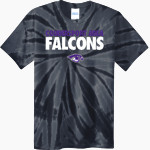 Coudersport Area Falcons <span class="pdp-name-mascot">Coudersport Area High School Falcons</span> Port & Company Men's Tie-Dye T-Shirt Front Thumbnail