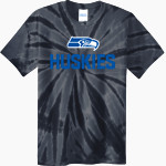BRIDGEWATER-EMERY HIGH SCHOOL HUSKIES <span class="pdp-name-mascot">BRIDGEWATER - EMERY HUSKIES</span> Port & Company Men's Tie-Dye T-Shirt Front Thumbnail