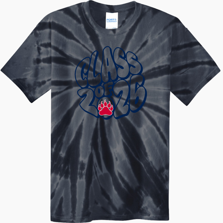 GRASSFIELD HIGH SCHOOL GRIZZLIES <span class="pdp-name-mascot">GRASSFIELD GRIZZLIES</span> Port & Company Men's Tie-Dye T-Shirt