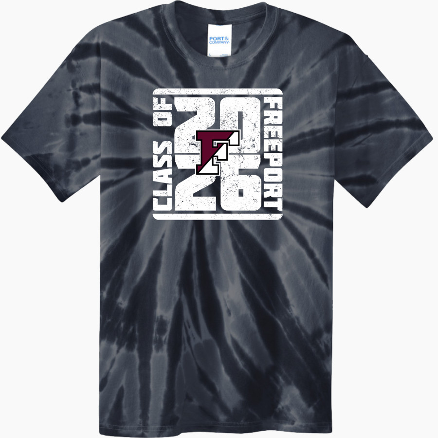 FREEPORT HIGH SCHOOL FALCONS <span class="pdp-name-mascot">FREEPORT FALCONS</span> Port & Company Men's Tie-Dye T-Shirt