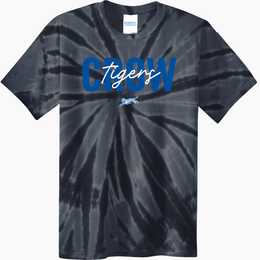 Crow Tigers Port & Company Men's Tie-Dye T-Shirt