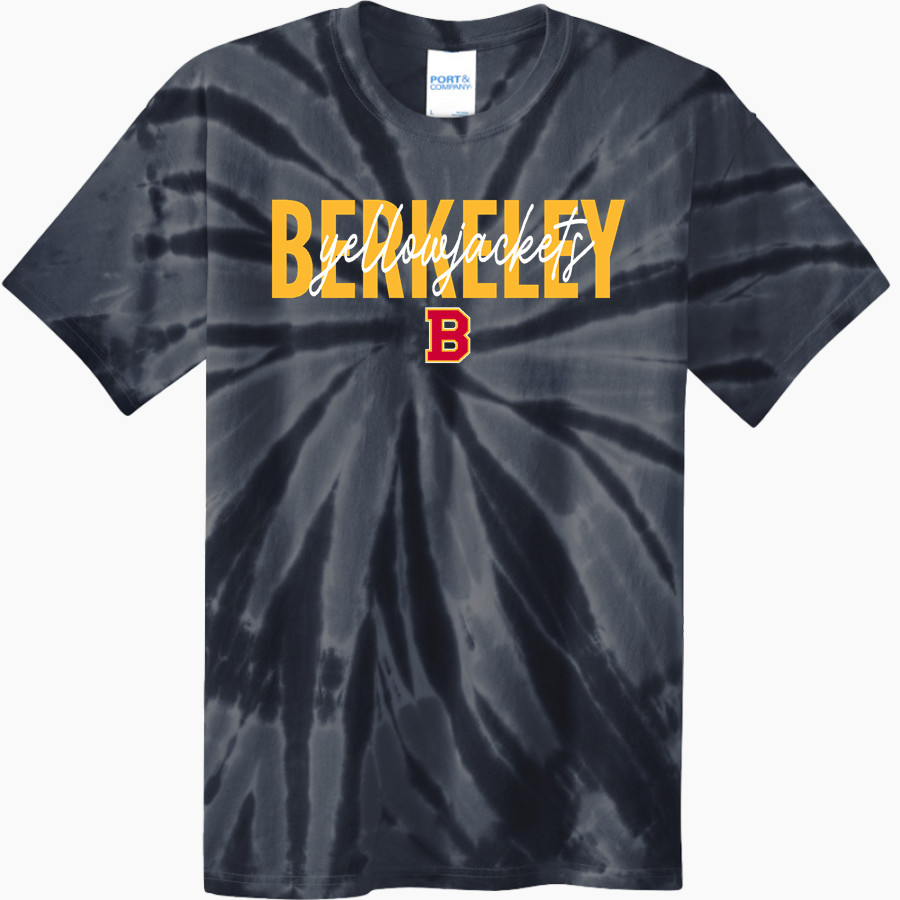 Berkeley Yellowjackets The Official Online Store <span class="pdp-name-mascot">Berkeley Yellowjackets</span> Port & Company Men's Tie-Dye T-Shirt