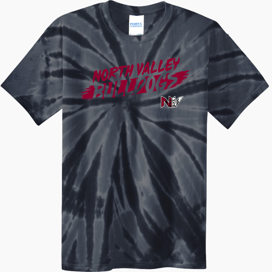 North Valley Bulldogs <span class="pdp-name-mascot">North Valley Baptist School Bulldogs</span> Port & Company Men's Tie-Dye T-Shirt