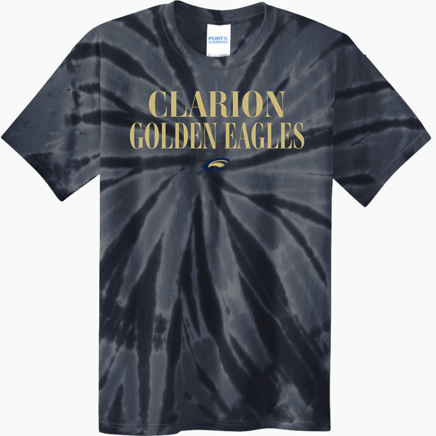 Clarion Golden Eagles <span class="pdp-name-mascot">Clarion - Penn West University Golden Eagles</span> Port & Company Men's Tie-Dye T-Shirt