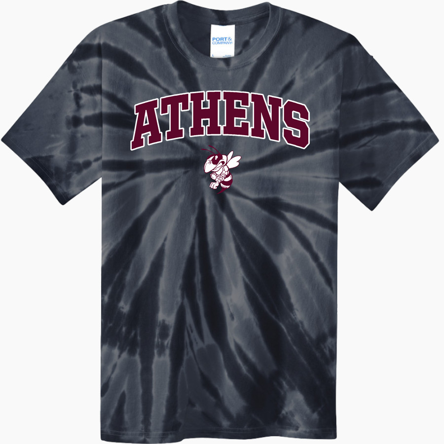 Athens Hornets <span class="pdp-name-mascot">Athens Hornets</span> Port & Company Men's Tie-Dye T-Shirt