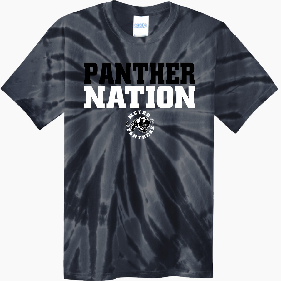 METRO ACADEMIC & CLASSICAL HIGH SCHOOL Online Store <span class="pdp-name-mascot">METRO ACADEMY & CLASSICAL METRO PANTHERS</span> Port & Company Men's Tie-Dye T-Shirt