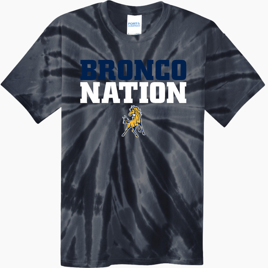 Bark River-Harris Broncos <span class="pdp-name-mascot">Bark-River Harris High School Broncos</span> Port & Company Men's Tie-Dye T-Shirt