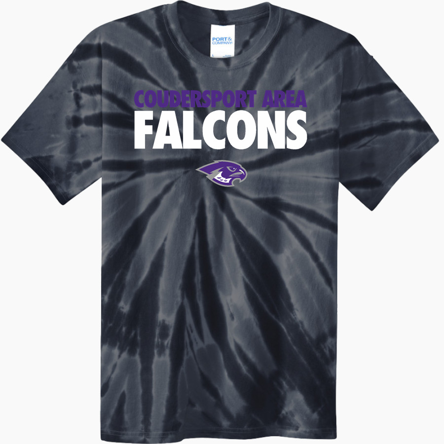 Coudersport Area Falcons <span class="pdp-name-mascot">Coudersport Area High School Falcons</span> Port & Company Men's Tie-Dye T-Shirt