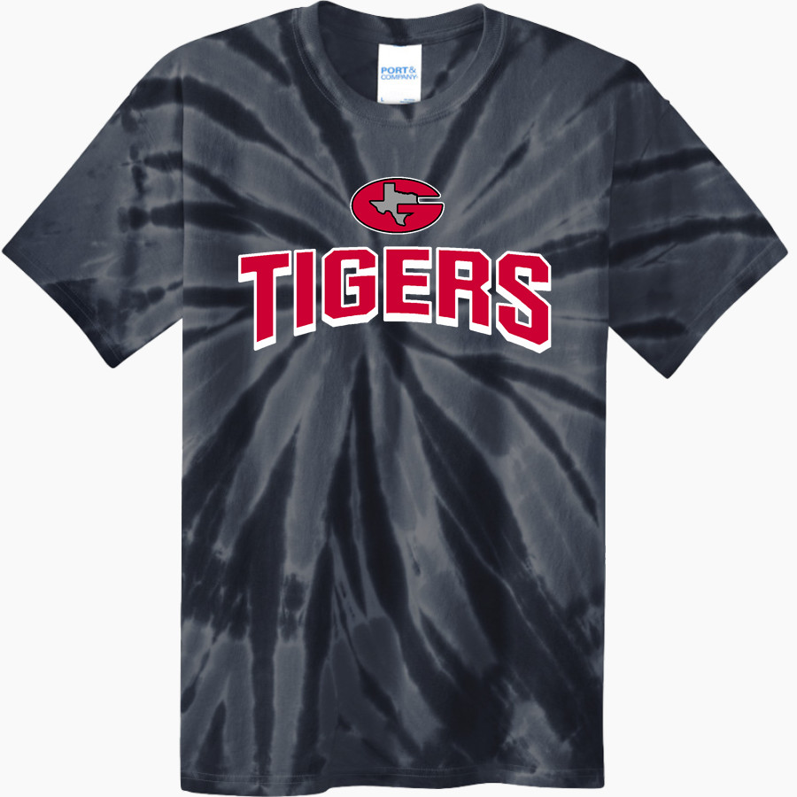 GROOM HIGH SCHOOL TIGERS <span class="pdp-name-mascot">GROOM TIGERS</span> Port & Company Men's Tie-Dye T-Shirt
