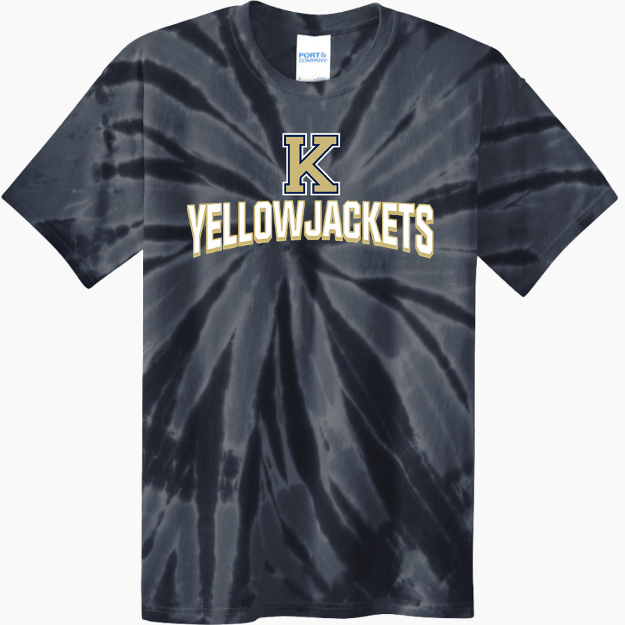 KINGFISHER HIGH SCHOOL YELLOWJACKETS <span class="pdp-name-mascot">KINGFISHER YELLOWJACKETS</span> Port & Company Men's Tie-Dye T-Shirt