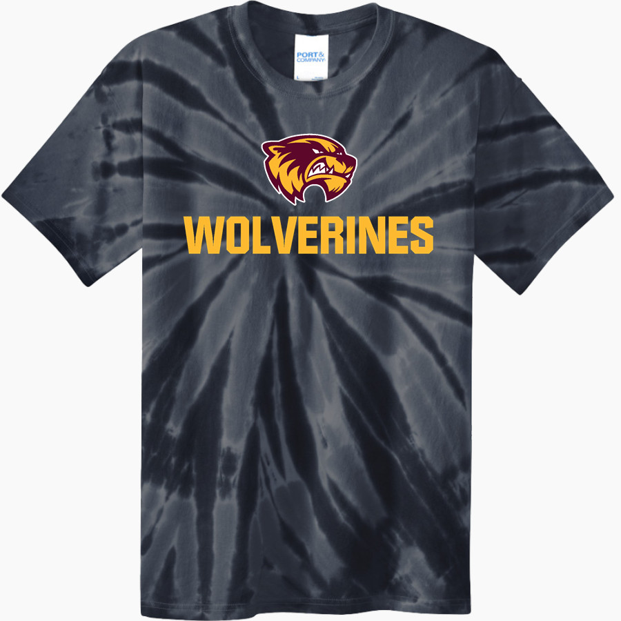 Au Gres-Sims HIGH SCHOOL WOLVERINES <span class="pdp-name-mascot">AU GRES - SIMS WOLVERINES</span> Port & Company Men's Tie-Dye T-Shirt