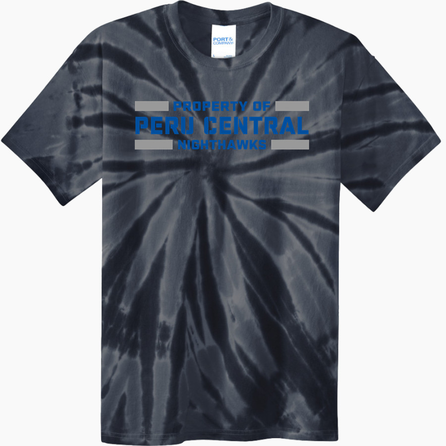 Peru Central Nighthawks <span class="pdp-name-mascot">Peru Central Nighthawks</span> Port & Company Men's Tie-Dye T-Shirt