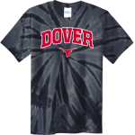 DOVER HIGH SCHOOL LONGHORNS <span class="pdp-name-mascot">DOVER LONGHORNS</span> Port & Company Men's Tie-Dye T-Shirt Front Thumbnail