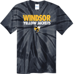 WINDSOR HIGH SCHOOL YELLOW JACKETS <span class="pdp-name-mascot">WINDSOR YELLOW JACKETS</span> Port & Company Men's Tie-Dye T-Shirt Front Thumbnail