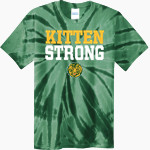 Grambling Kittens Port & Company Men's Tie-Dye T-Shirt Front Thumbnail