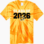 Computech Tigers Port & Company Men's Tie-Dye T-Shirt Front Thumbnail