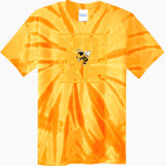 CLINTON HIGH SCHOOL YELLOWJACKETS <span class="pdp-name-mascot">CLINTON YELLOWJACKETS</span> Port & Company Men's Tie-Dye T-Shirt Front Thumbnail